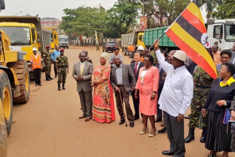 President commissions Kampala Flyover project construction | President  Yoweri Kaguta Museveni